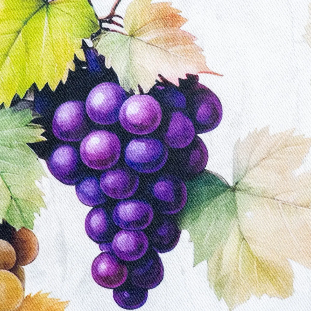 Giesse Scampoli Tovaglie Fantasia>DRILL COTONE DIGITALE GRAPES