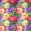 Giesse Scampoli Tovaglie Fantasia>DRILL COTONE DIGITALE LILLA' E PEONIE