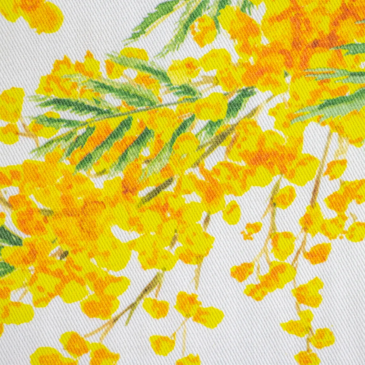 Giesse Scampoli Tovaglie Fantasia>DRILL COTONE DIGITALE MIMOSE