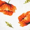 Giesse Scampoli Tovaglie Fantasia>DRILL COTONE DIGITALE POPPIES