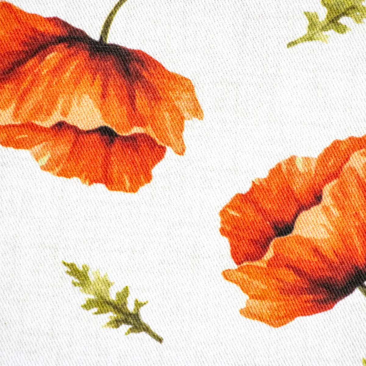 Giesse Scampoli Tovaglie Fantasia>DRILL COTONE DIGITALE POPPIES