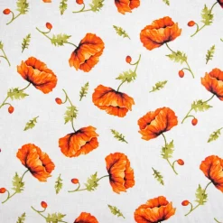 Giesse Scampoli Tovaglie Fantasia>DRILL COTONE DIGITALE POPPIES