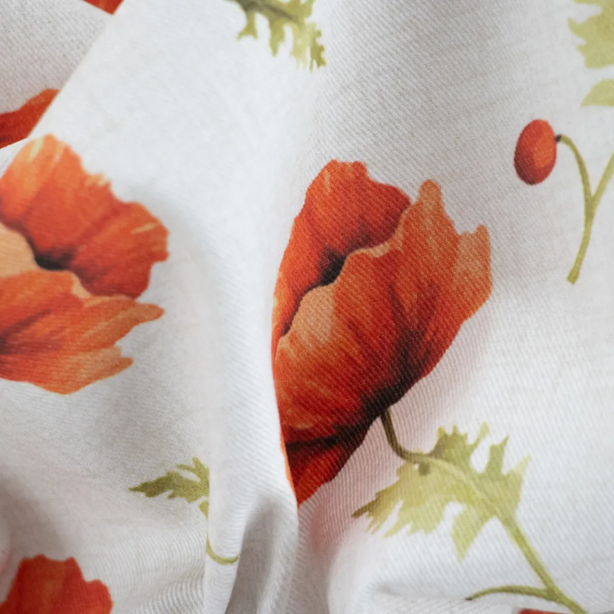 Giesse Scampoli Tovaglie Fantasia>DRILL COTONE DIGITALE POPPIES