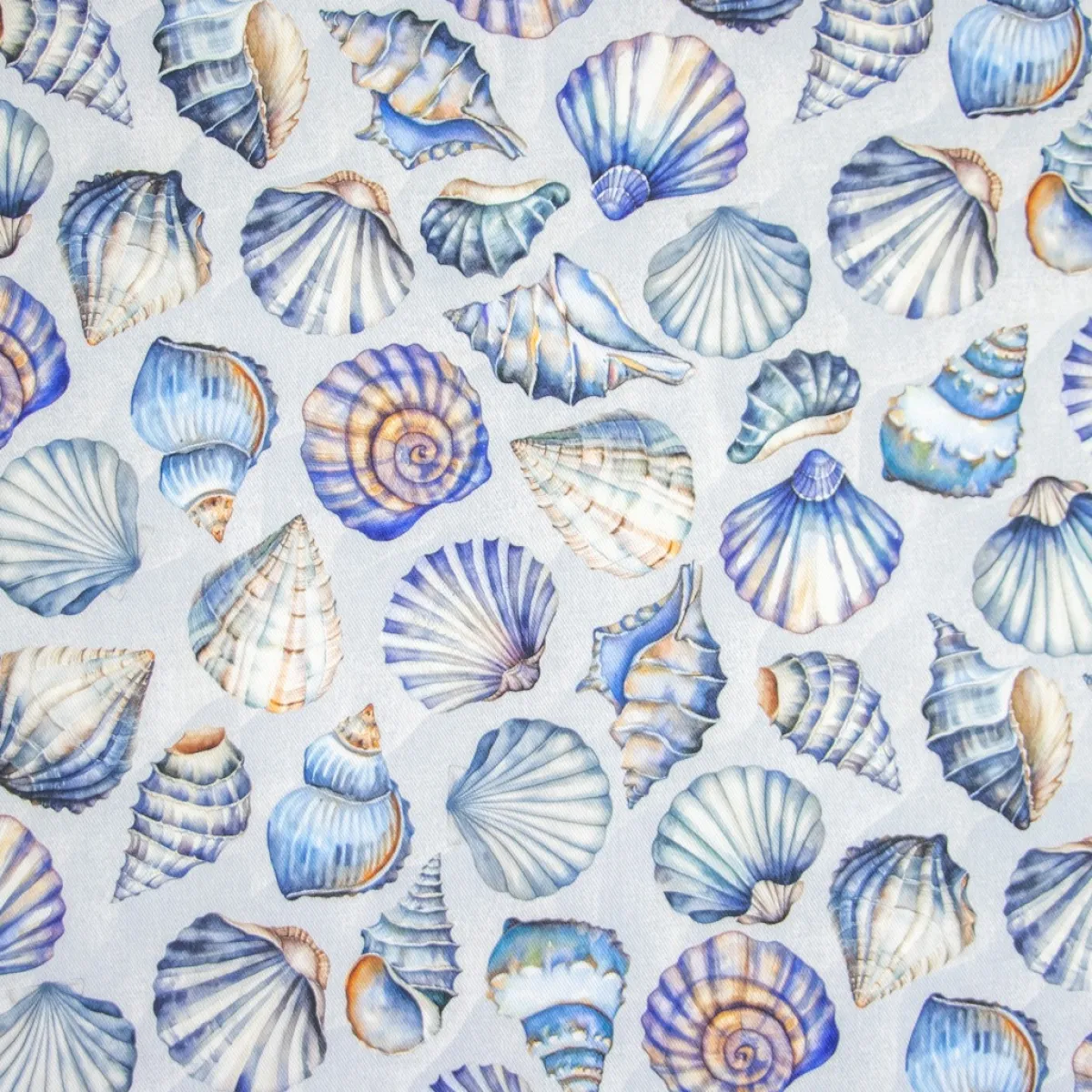 Giesse Scampoli Tovaglie Fantasia>DRILL COTONE DIGITALE SEASHELL