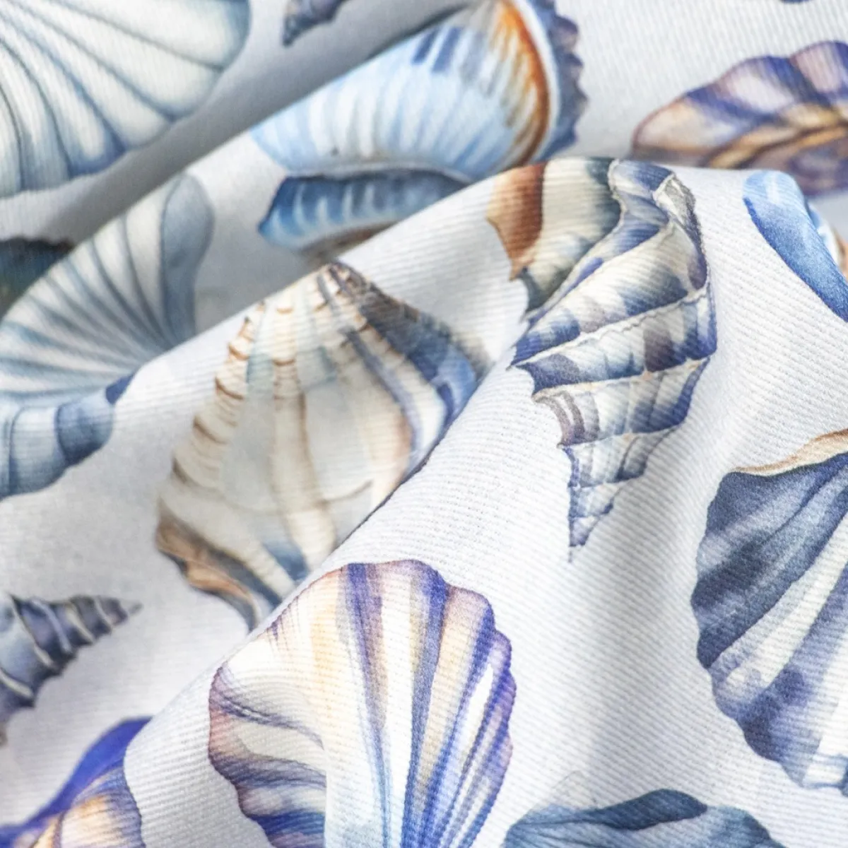 Giesse Scampoli Tovaglie Fantasia>DRILL COTONE DIGITALE SEASHELL
