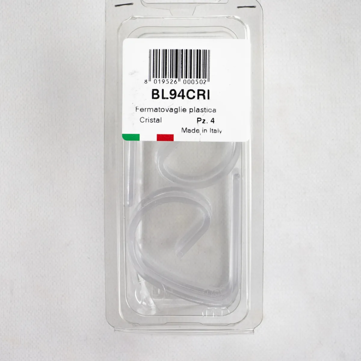 Giesse Scampoli Accessori Per Tende>Fermatovaglie plastica cristal