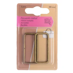 Giesse Scampoli Bottoni E Fibbie>Fibbie metallo 38mm 2pz
