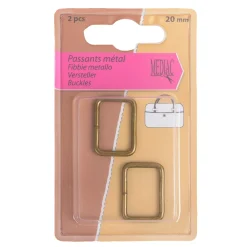 Giesse Scampoli Bottoni E Fibbie|Accessori Per Borse E Bigiotteria>FIBBIE METALLO 2PZ 20 MM