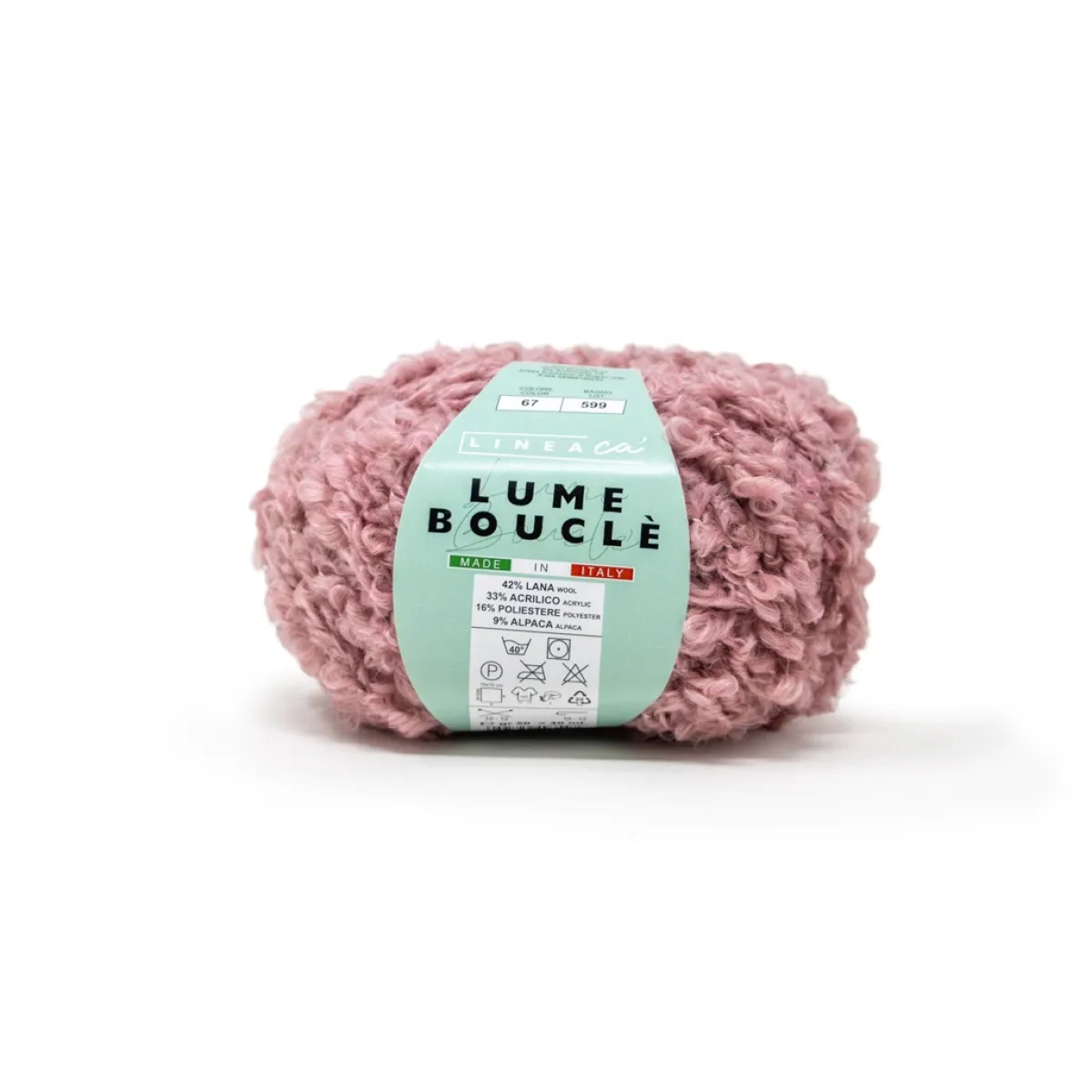Giesse Scampoli Filati>Filato Lume Boucle' gomitolo da 50gr