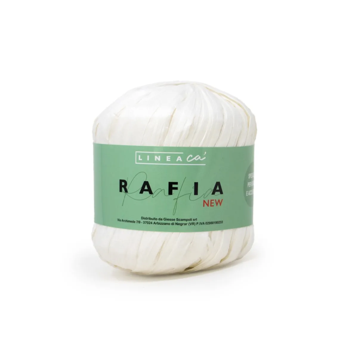 Giesse Scampoli Filati>Filato Rafia New gomitolo da 50g