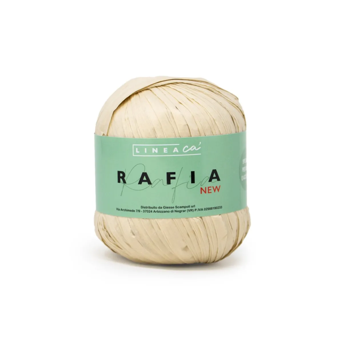 Giesse Scampoli Filati>Filato Rafia New gomitolo da 50g