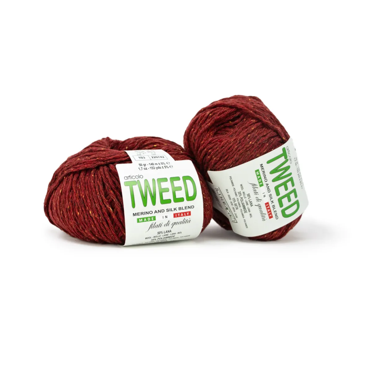 Giesse Scampoli Filati>Filato Tweed gomitolo da 50gr