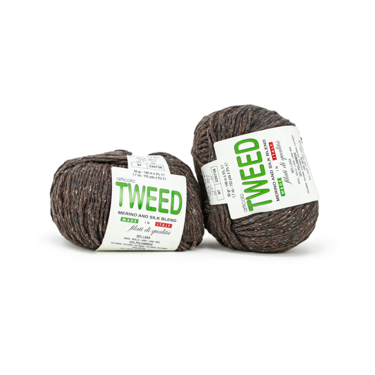 Giesse Scampoli Filati>Filato Tweed gomitolo da 50gr