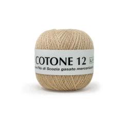 Giesse Scampoli Ferri E Uncinetti>FILO UNCINETTO COTONE N.12 GOM.DA 100G