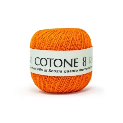 Giesse Scampoli Ferri E Uncinetti>FILO UNCINETTO COTONE N.8 GOM.DA 100G