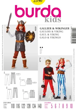 Cartamodelli Burda Neonati|Bambini>Gallia, Wickinger