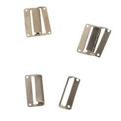Giesse Scampoli Accessori Per Borse E Bigiotteria>GANCETTI PIATTI 3PZ 25 MM