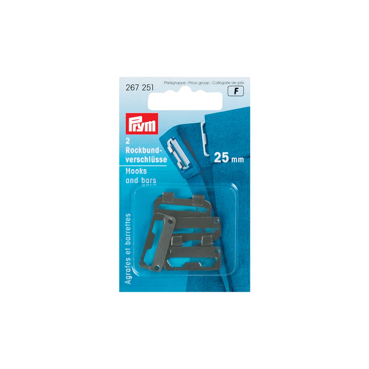 Giesse Scampoli Chiusure Ed Accessori Intimo>Ganci per gonne acciaio 25mm