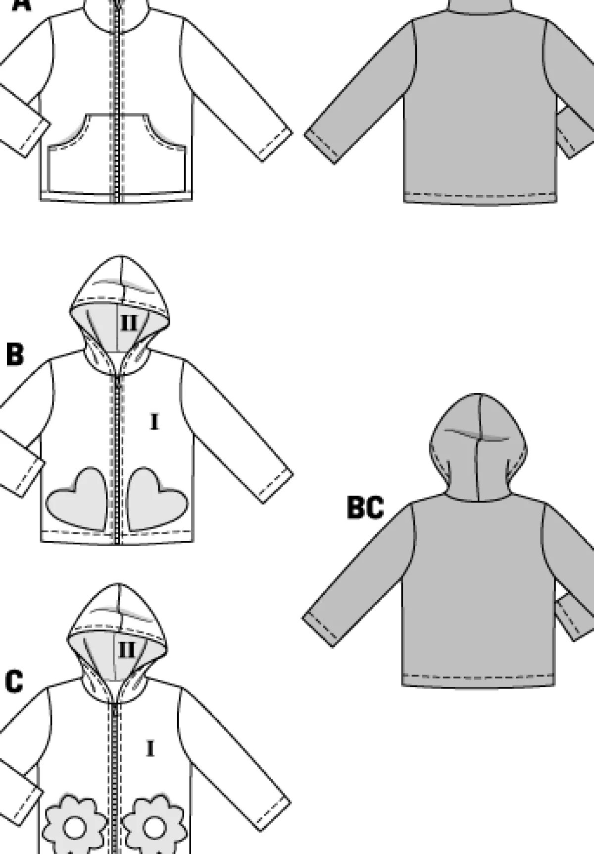 Cartamodelli Burda Neonati|Bambini>giacca
