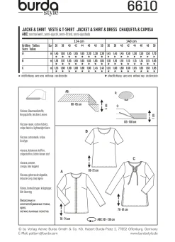 Cartamodelli Burda Top>Giacca e camicia