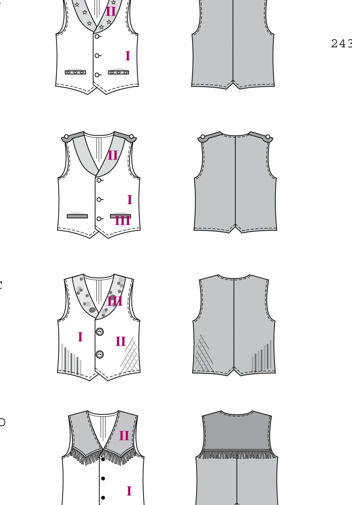 Cartamodelli Burda Costumi Per Spettacoli E Carnevale>GILET