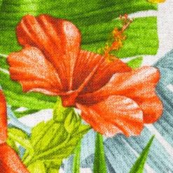 Giesse Scampoli Tovaglie Fantasia>HALF PANAMA FIORI TROPICALI