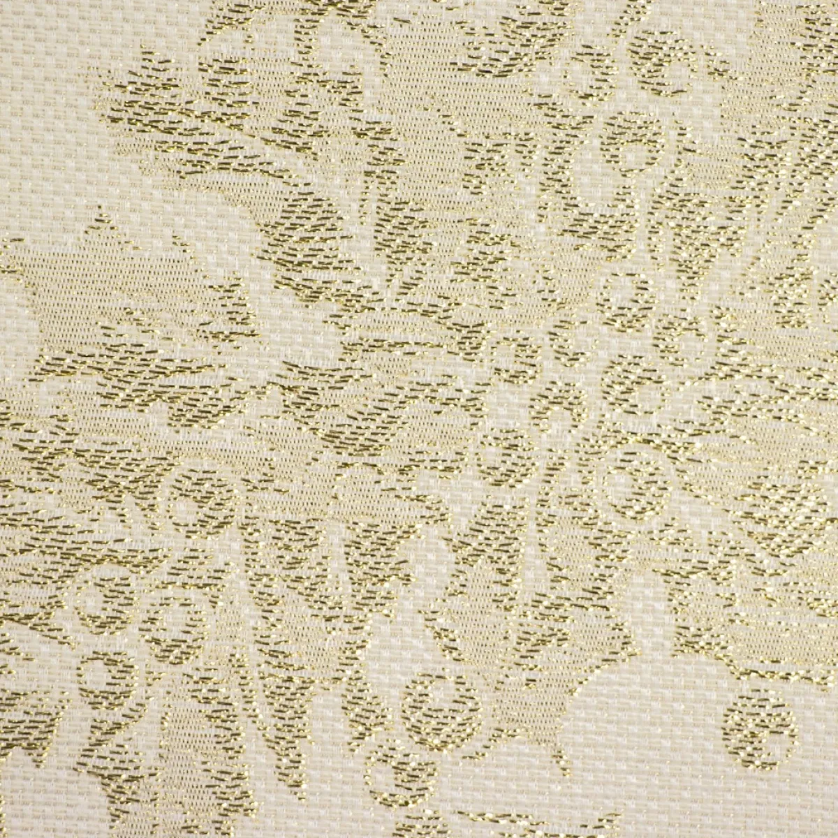 Giesse Scampoli Tappezzeria Fantasia>JACQUARD FOGLIE LUREX