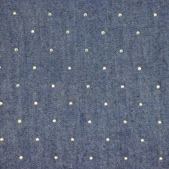 Giesse Scampoli Pizzi E Tessuti Ricamati>JEANS CRISTALLO