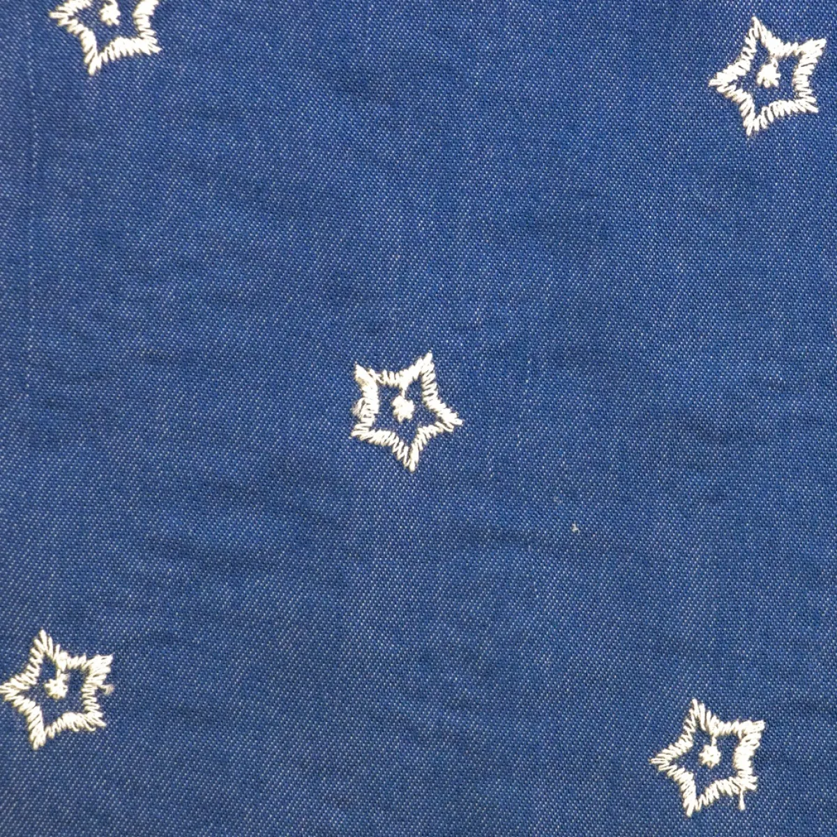 Giesse Scampoli Pizzi E Tessuti Ricamati>JEANS RICAMATO STELLA