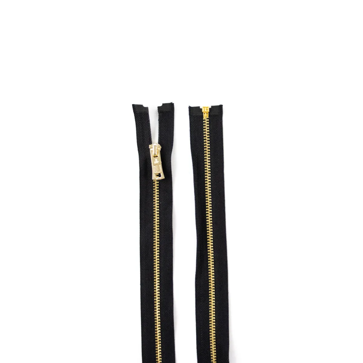 Giesse Scampoli Cerniere & Accessori>Lampo Metallo Oro n.3 Divisibile