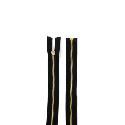 Giesse Scampoli Cerniere & Accessori>Lampo Metallo Oro n.3 Divisibile