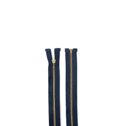 Giesse Scampoli Cerniere & Accessori>Lampo Metallo Oro n.3 Divisibile