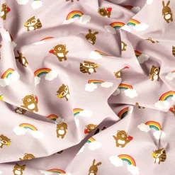Bambino Giesse Scampoli Maglia E Jersey|Felpa E Jersey Fantasia>MAGLINA FANTASIA TOYS ARCOBALENO F/LILLA ARCOBALENI
