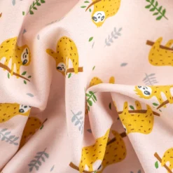Bambino Giesse Scampoli Maglia E Jersey|Felpa E Jersey Fantasia>MAGLINA FANTASIA TOYS BRADIPO F/ROSA BRADIPO