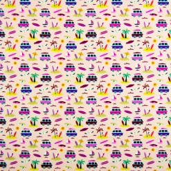 Bambino Giesse Scampoli Maglia E Jersey|Felpa E Jersey Fantasia>MAGLINA FANTASIA TOYS CAMPER E PALME
