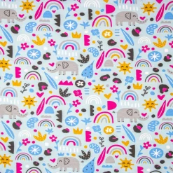 Bambino Giesse Scampoli Maglia E Jersey|Felpa E Jersey Fantasia>MAGLINA FANTASIA TOYS ELEFANTI E SOLE