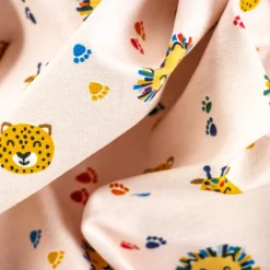 Bambino Giesse Scampoli Maglia E Jersey|Felpa E Jersey Fantasia>MAGLINA FANTASIA TOYS LEONI GIRAFFE GHEPARDI