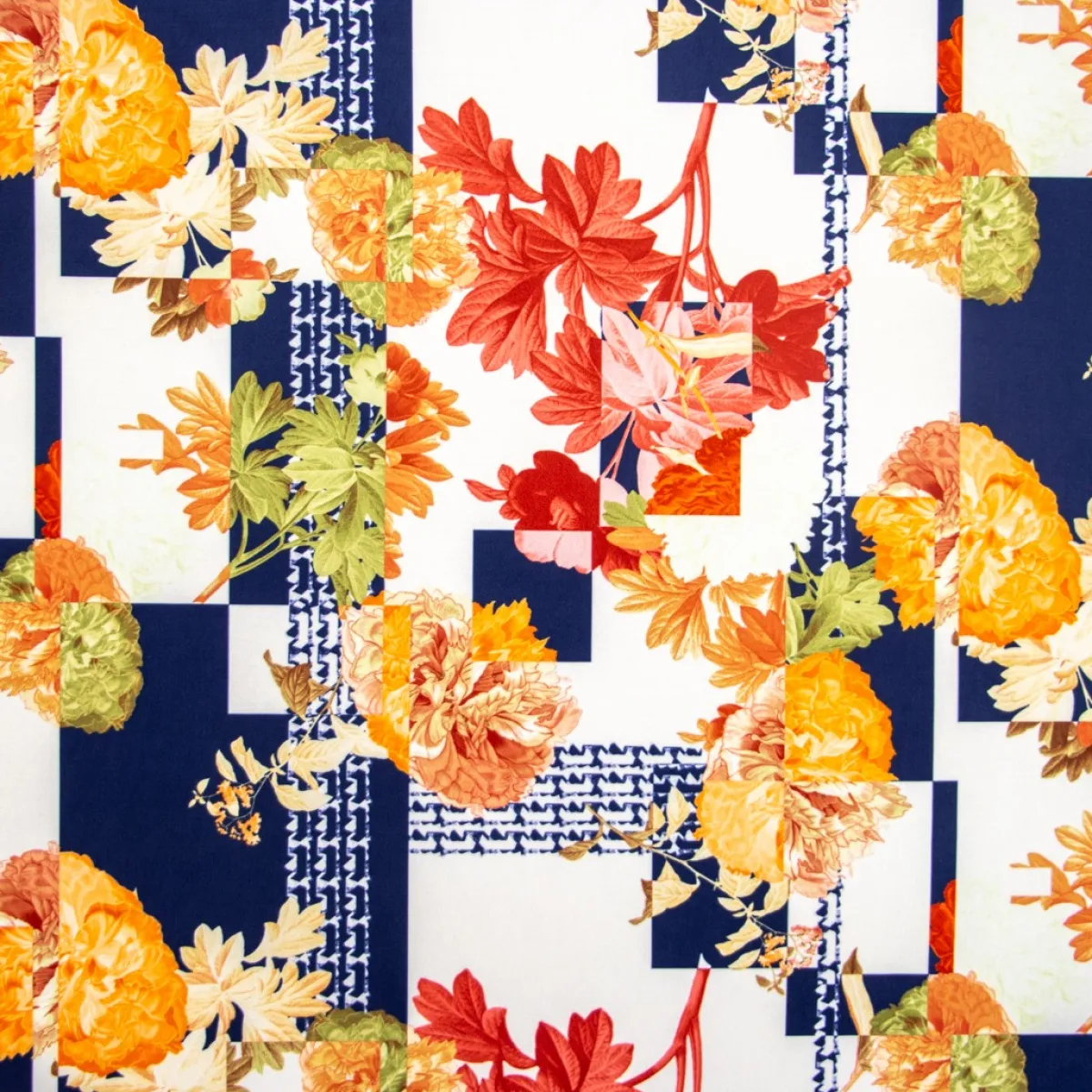 Giesse Scampoli Felpa E Jersey Fantasia|Fantasie Moda>MAGLINA NICOLETTA PATCHWORK