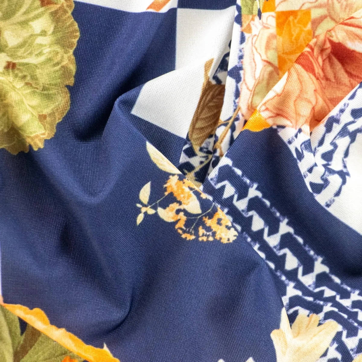 Giesse Scampoli Felpa E Jersey Fantasia|Fantasie Moda>MAGLINA NICOLETTA PATCHWORK