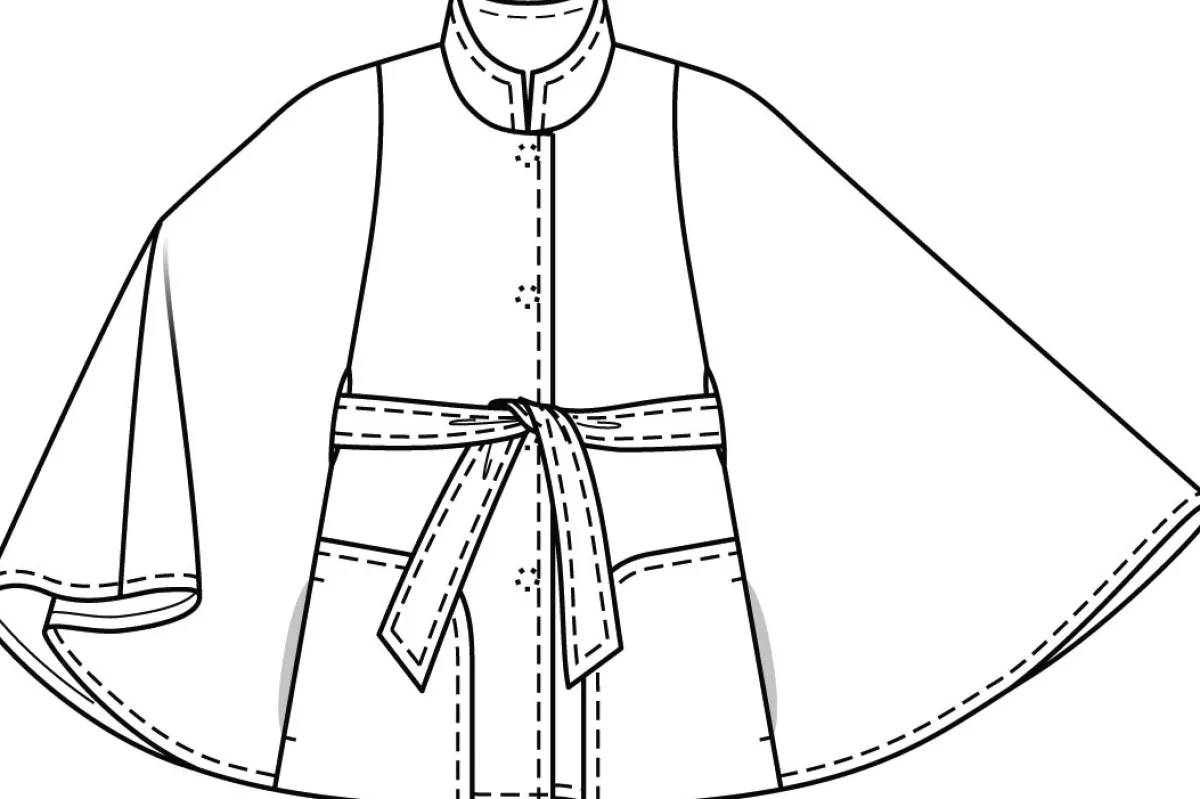 Cartamodelli Burda Giacche>mantellina