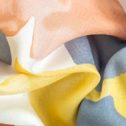 Giesse Scampoli Fantasie Moda>MISTO LINO MASSIMO GEOMETRICO