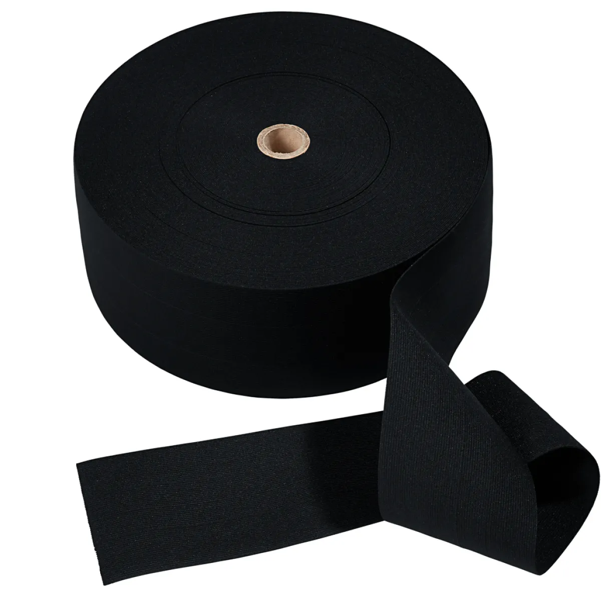 Giesse Scampoli Velcro Ed Elastici>Nastro elastico soffice 100mm nero