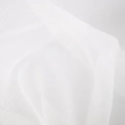 Giesse Scampoli Tessuti Tinta Unita>ORGANZA GOFFRATA BRILLANTINATA MANCHE SPOSA