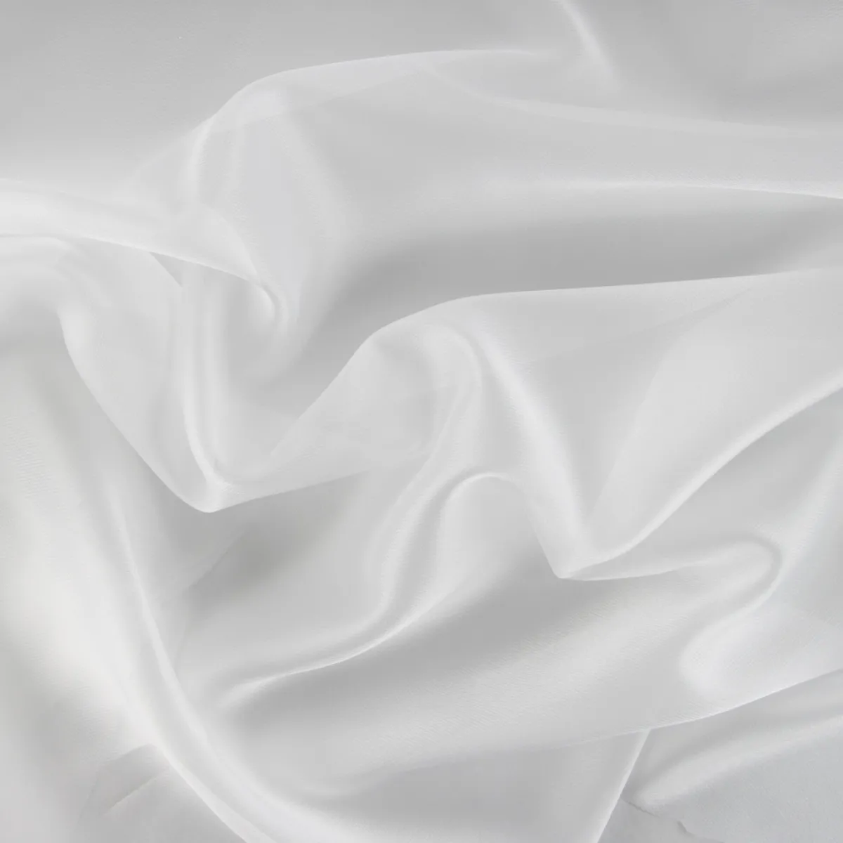 Giesse Scampoli Tessuti Tinta Unita>ORGANZA RETINATA GIRONDE SPOSA