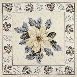 Giesse Scampoli Pannelli Per Cuscini>PANNELLI 47X47 CM STELLA NATALE LUREX