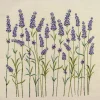 Giesse Scampoli Pannelli Per Cuscini>Pannelli 47x47 fiori lavanda