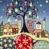 Giesse Scampoli Tovaglie Fantasia|Pannelli Per Cuscini>Pannelli 47x47 night town