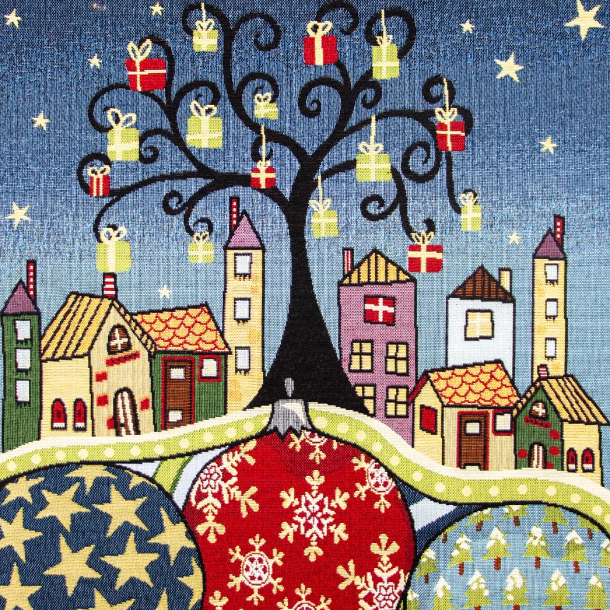 Giesse Scampoli Tovaglie Fantasia|Pannelli Per Cuscini>Pannelli 47x47 night town