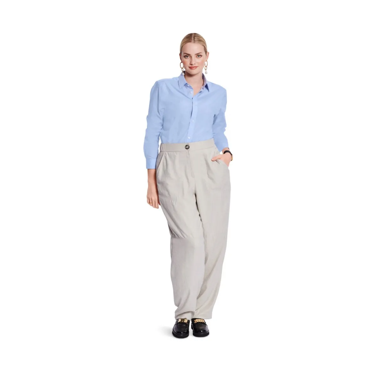 Giesse Scampoli Taglie Forti>Pantalone