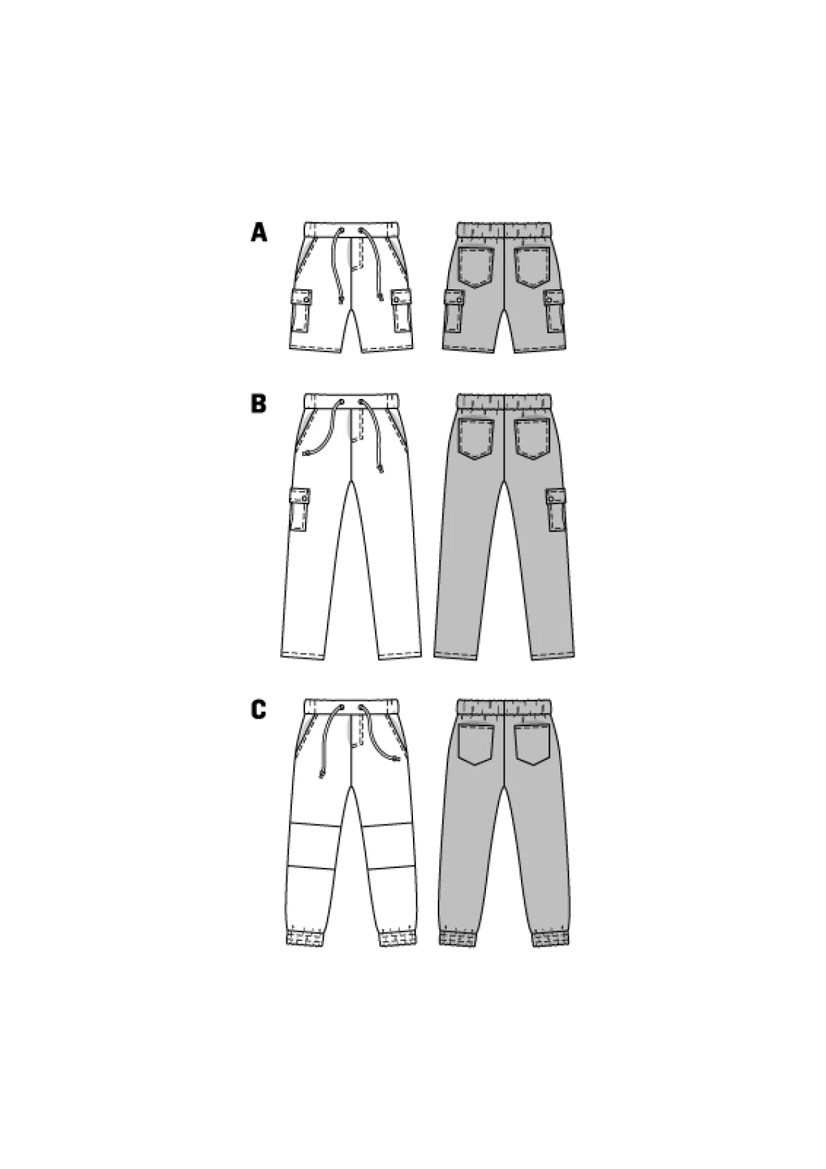 Cartamodelli Burda Neonati|Bambini>pantaloni